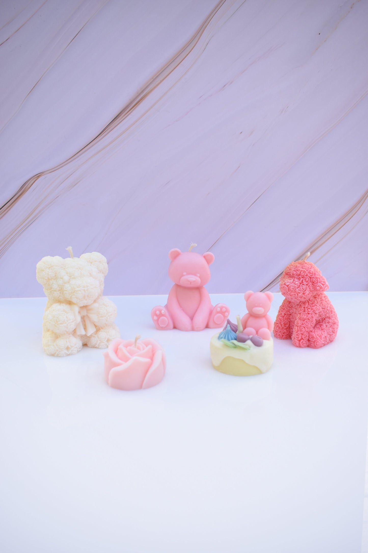 Vela oso de peluche