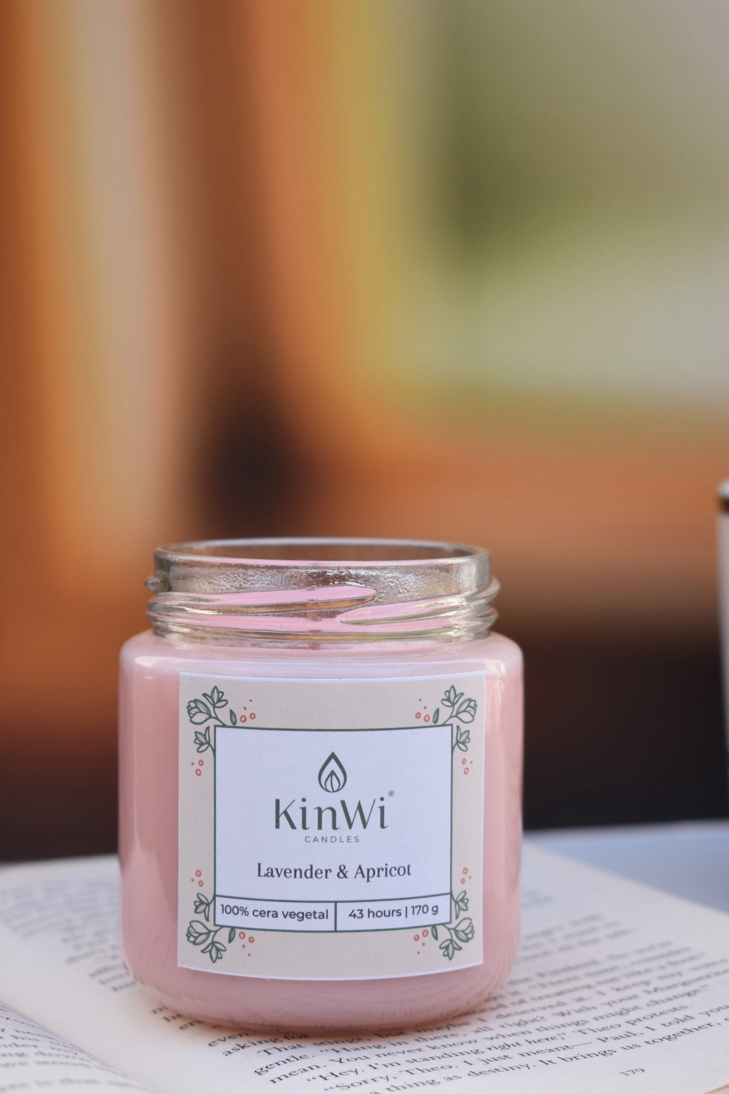 Vela aromática Lavender & Apricot