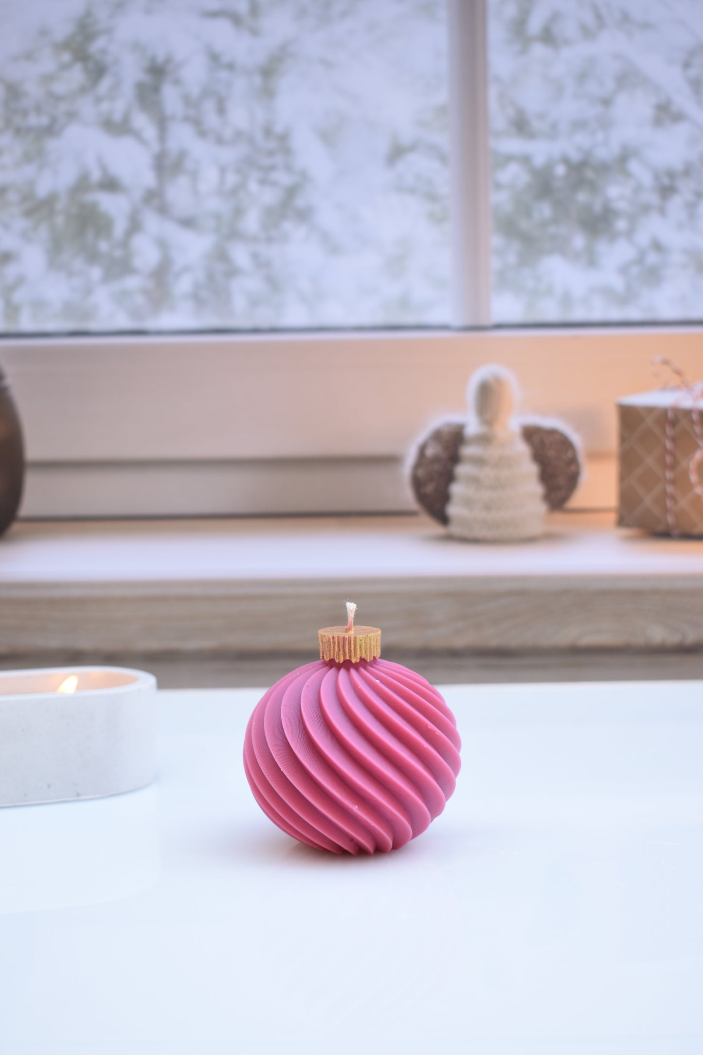 Vela Esfera Navideña