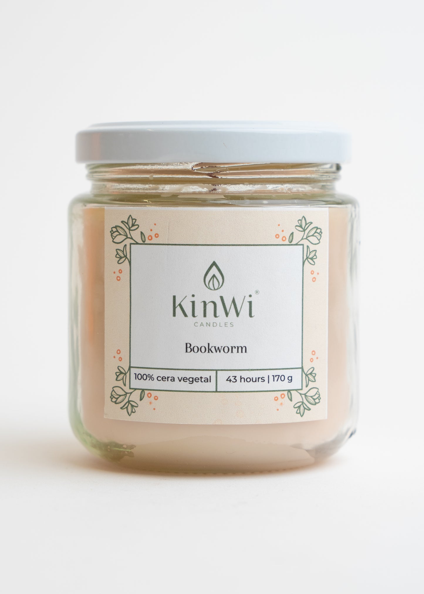 Vela aromática Bookworm