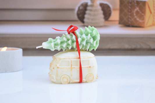 Vela Combi con Árbol de Navidad