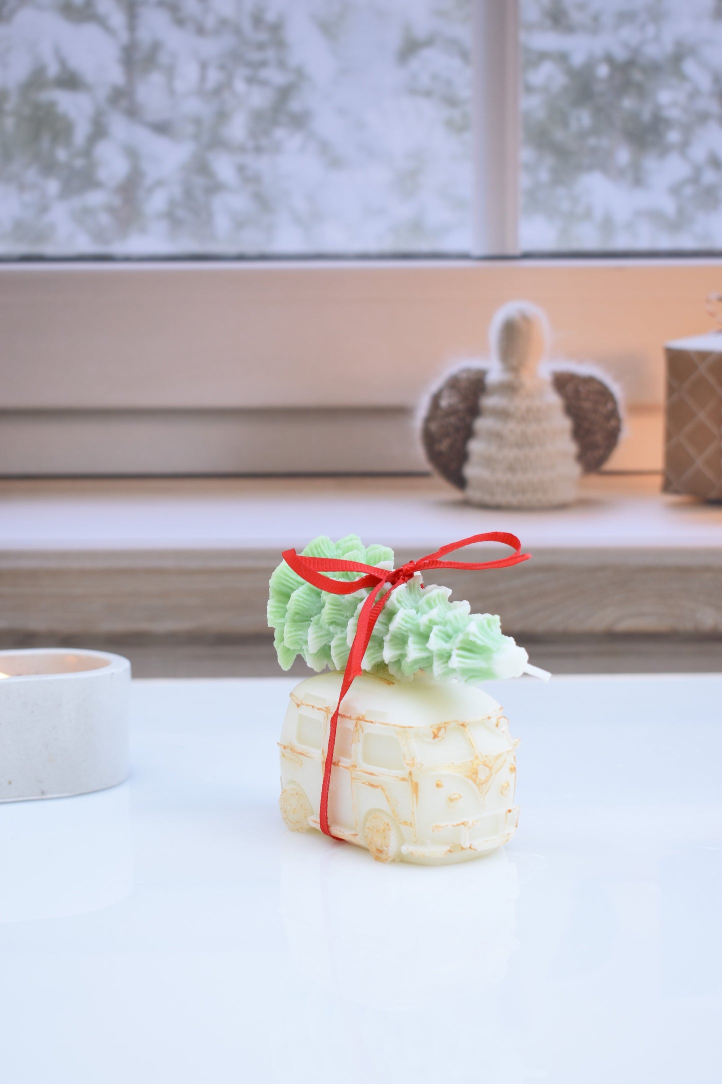 Vela Combi con Árbol de Navidad