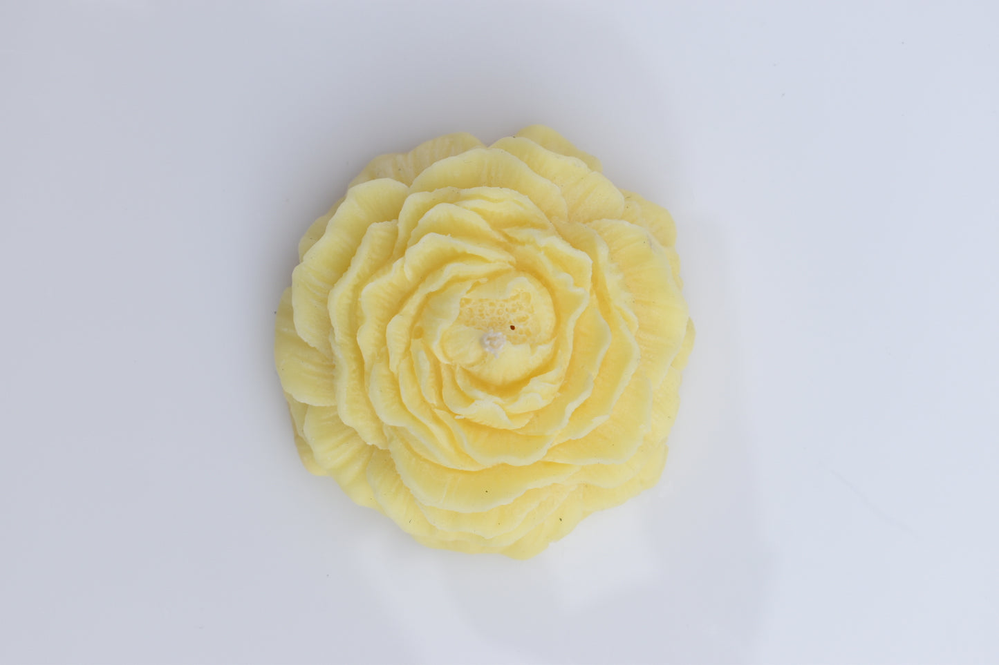 Vela en forma de peonia